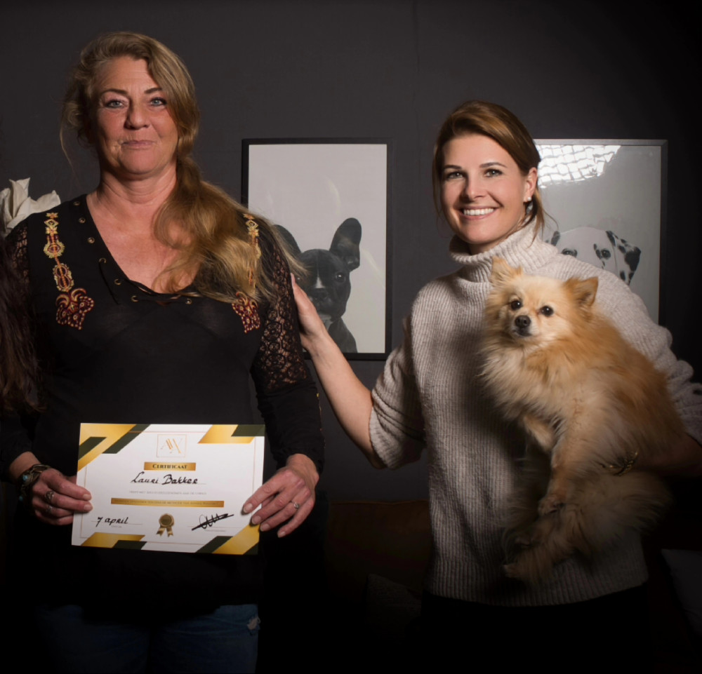Lauri met diploma